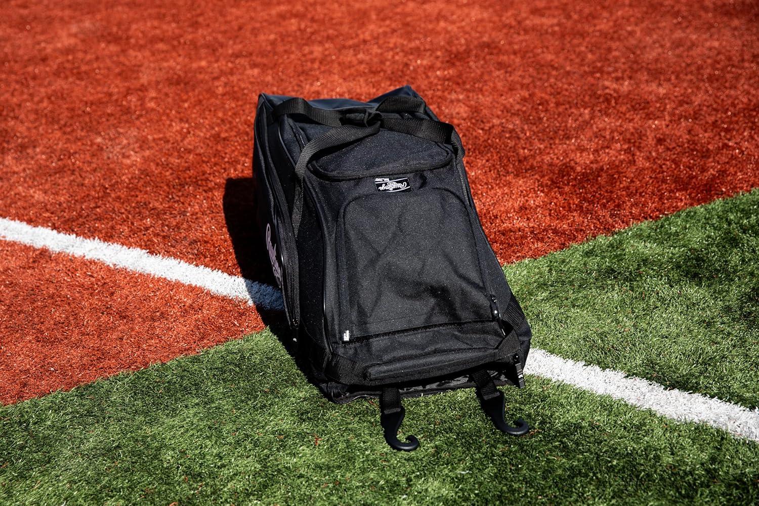 imageRawlings  Workhorse Wheeled Equipment Bag  Baseball amp Softball  Multiple StylesScarlet