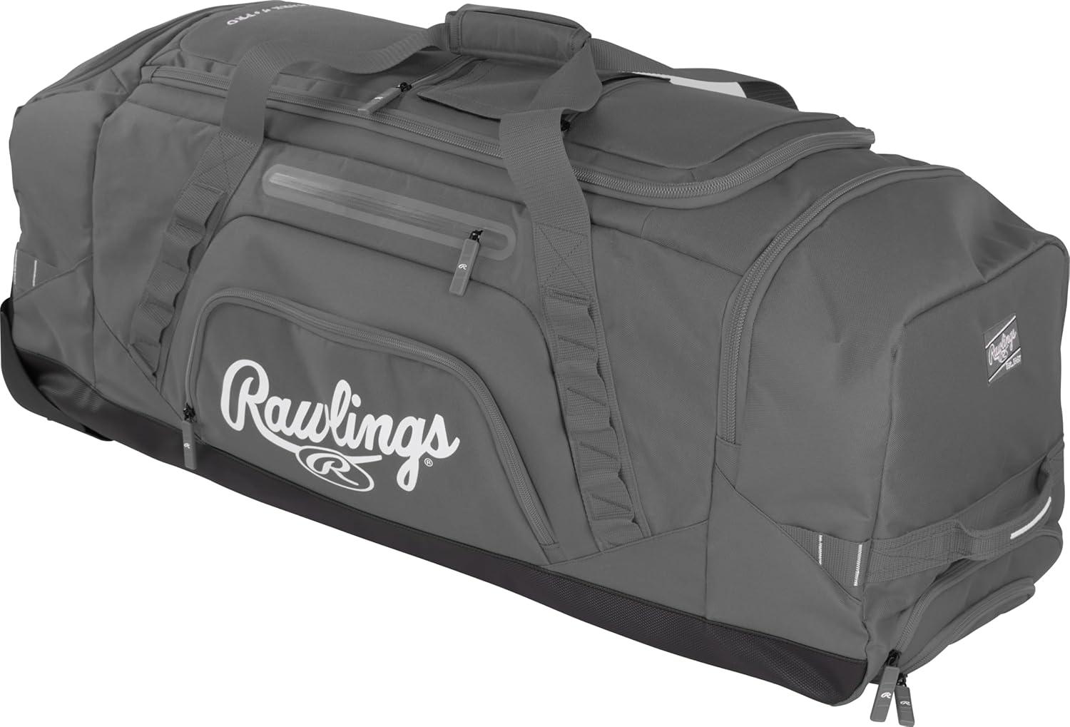 imageRawlings  YADI 20 Wheeled Catchers Bag  Yadier Molina Model  BaseballSoftball  Multiple StylesGRAPHITE