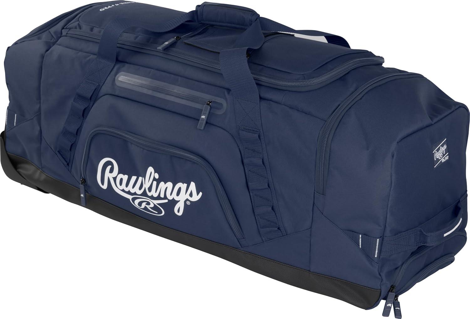 imageRawlings YADI 20 Wheeled Catchers Bag Yadier Molina Model BaseballSoftball Multiple StylesNAVY