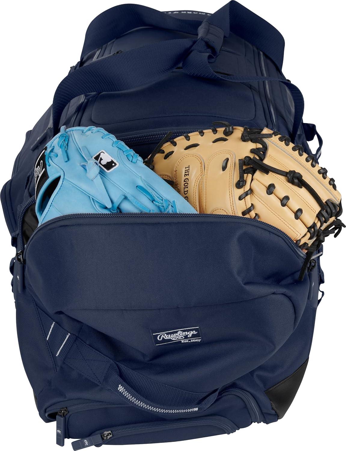 imageRawlings YADI 20 Wheeled Catchers Bag Yadier Molina Model BaseballSoftball Multiple StylesNAVY