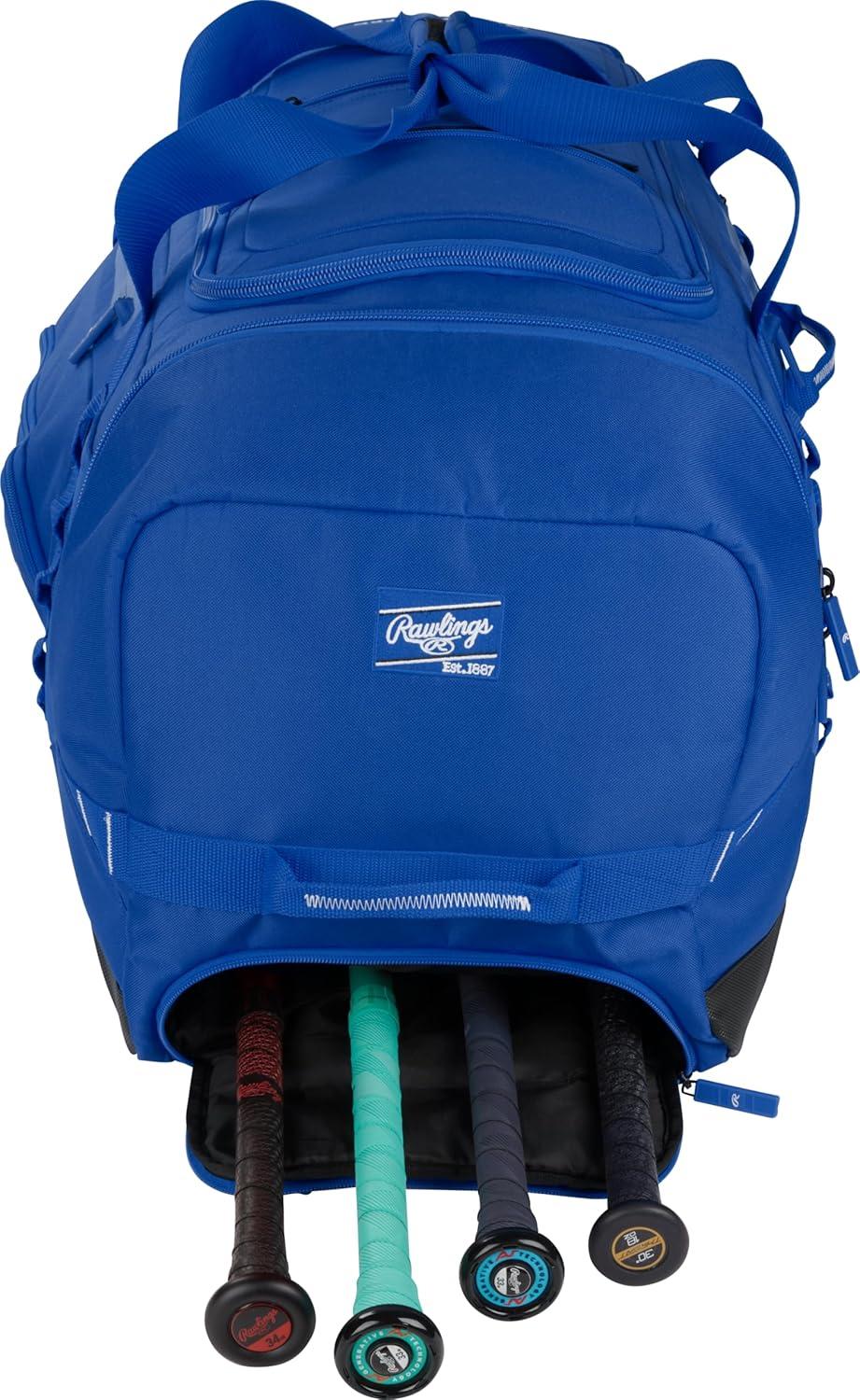 imageRawlings  YADI 20 Wheeled Catchers Bag  Yadier Molina Model  BaseballSoftball  Multiple StylesROYAL