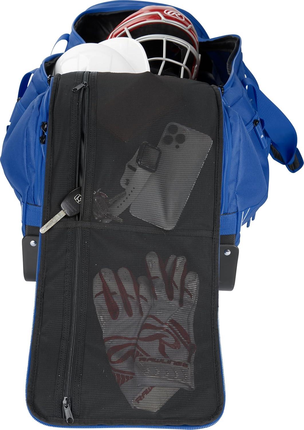 imageRawlings  YADI 20 Wheeled Catchers Bag  Yadier Molina Model  BaseballSoftball  Multiple StylesROYAL