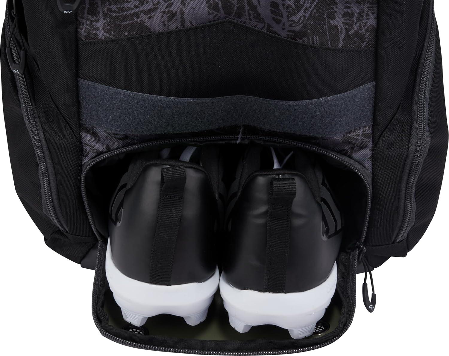 imageRawlings Rawlings  Gamer Series Backpack Equipment Bag  BaseballSoftball  Multiple ColorsBlack