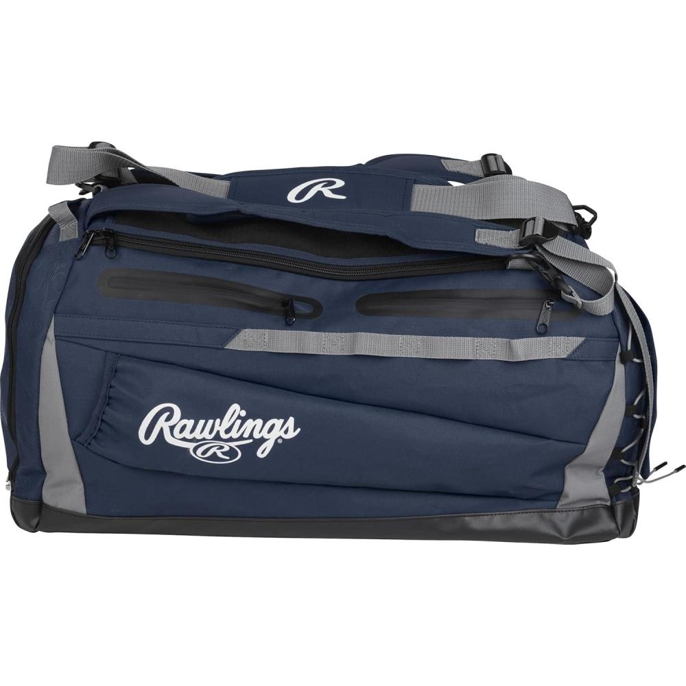 imageRawlings  MACH Hybrid BackpackDuffle Equipment Bag  Baseball amp Softball  Multiple ColorsNavy