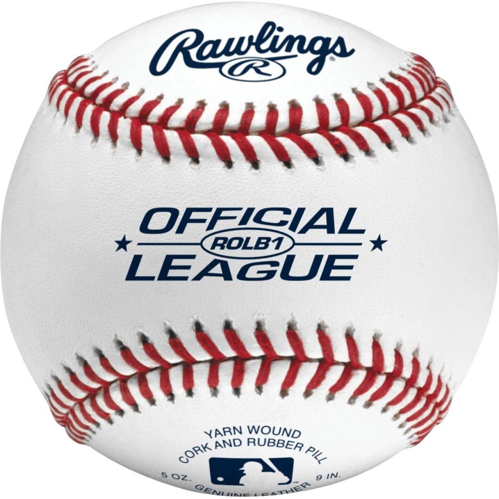 imageRawlings  Official League Baseballs  Competition Grade  ROLB1  Youth14U  GamePractice Use  12 CountDozen