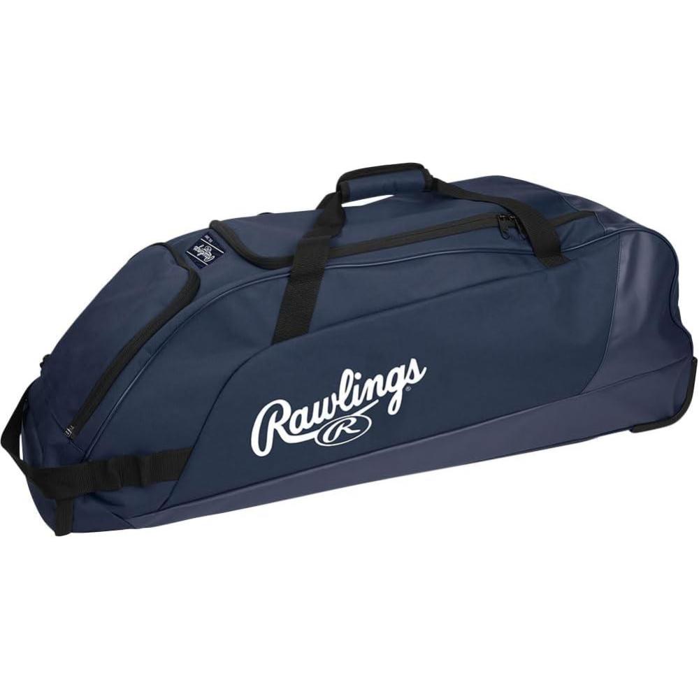 imageRawlings  Workhorse Wheeled Equipment Bag  Baseball amp Softball  Multiple StylesNavy
