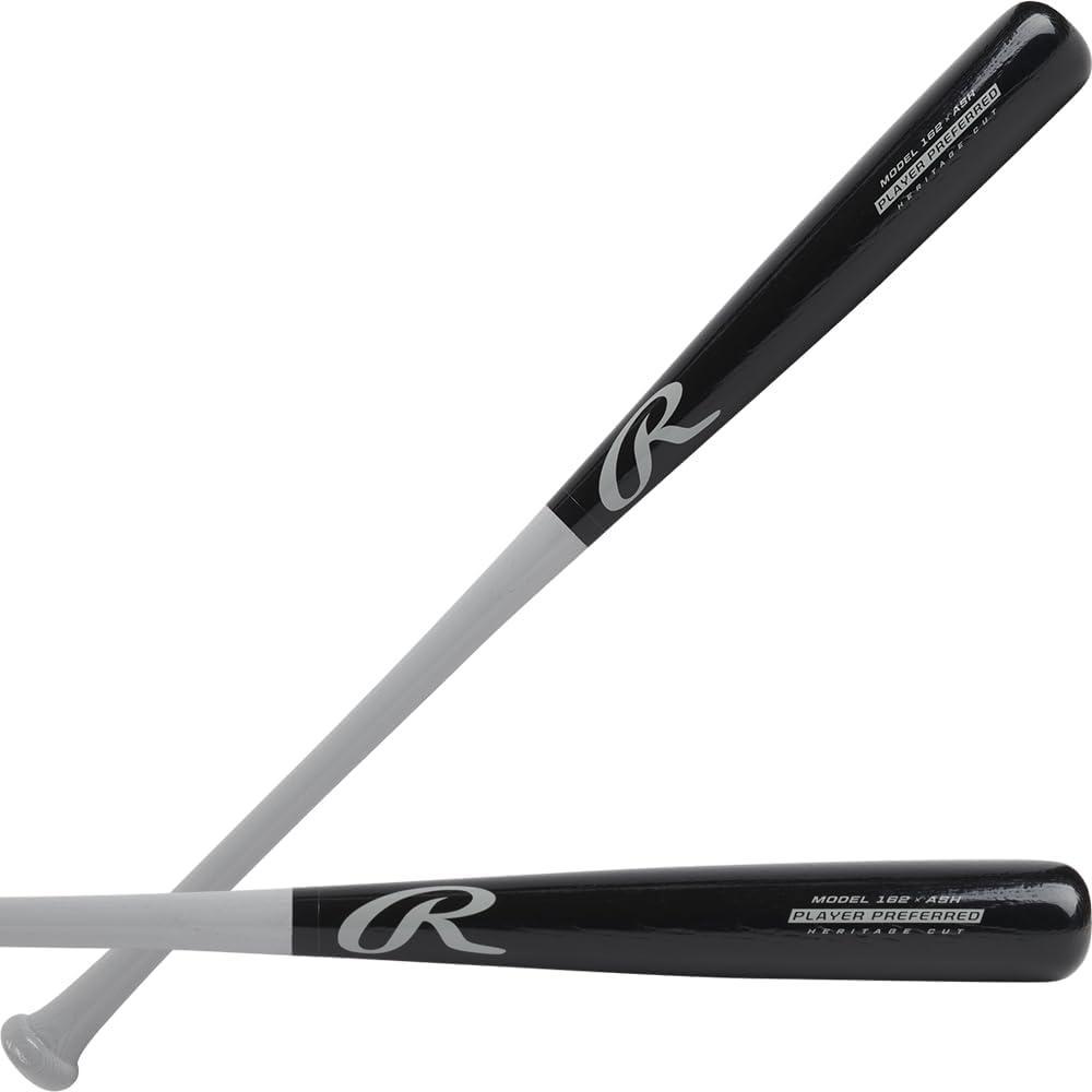 imageRawlings  Youth Wood Baseball Bat  Ash  Multiple Sizes amp ColorsBlack  Grey  162Y  Player Preferred Series