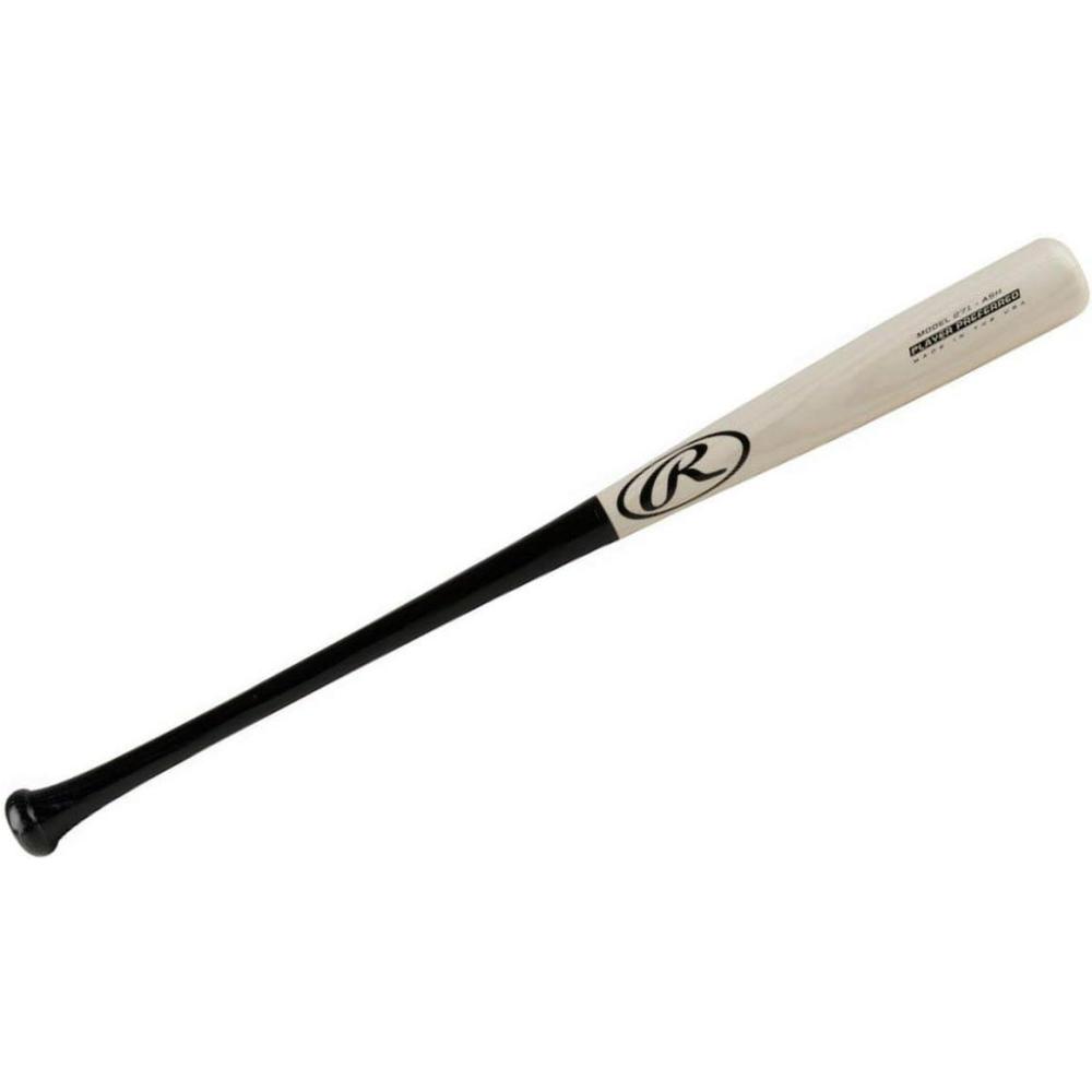 imageRawlings  Youth Wood Baseball Bat  Ash  Multiple Sizes amp ColorsWhite  Black  271