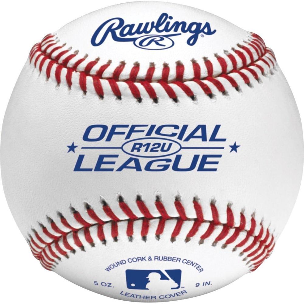 imageRawlings Rawlings  Official League Baseballs  Ages 12U  Leather Cover  GamePractice Use  24 Count  Box or Bucket OptionsMulticolour