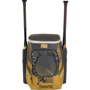 Rawlings | IMPULSE Backpack Equipment Bag | Baseball/Softball | Multiple Styles(Light Gold)