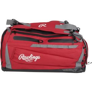 Rawlings | MACH Hybrid Backpack/Duffle Equipment Bag | Baseball & Softball | Multiple Colors(Scarlet)