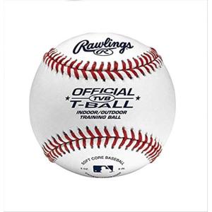Rawlings | Official T-Balls | TVB | Youth/6u | 12 Count | Sponge Rubber Core | Indoor/Outdoor(Box of 12)