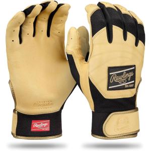 Rawlings | PRO Preferred Baseball Batting Gloves | Adult Sizes | Multiple Colors(Carmel/Black)