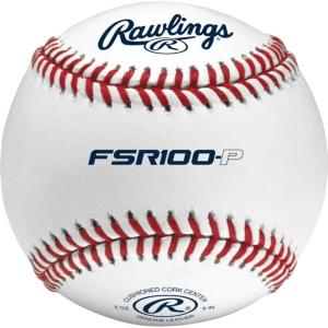 Rawlings | R100-P Practice Baseballs | Collegiate | High School | Youth | Flat/Raised Seam Options(9 Inch (12 Count  Collegiate))