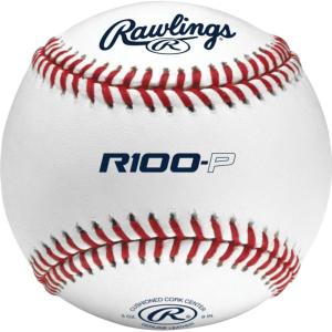 Rawlings | R100-P Practice Baseballs | Collegiate | High School | Youth | Flat/Raised Seam Options(9 Inch (12 Count  Collegiate/Youth))