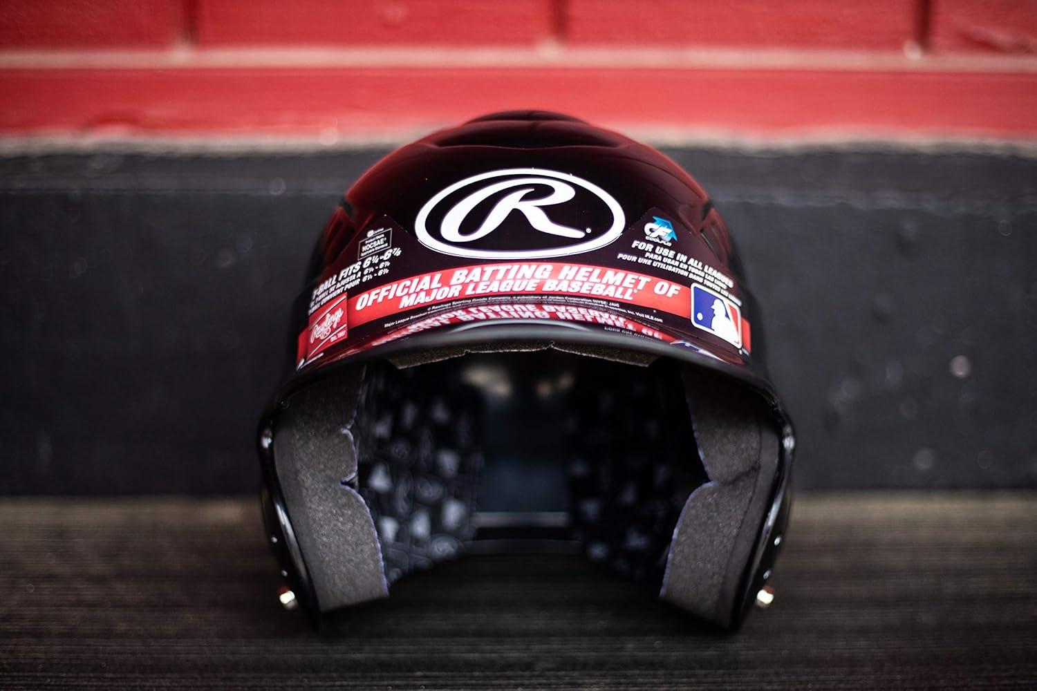 imageRawlings  COOLFLO Batting Helmet  6 12  7 12 One Size Fits Most  Facemask Option  Multiple ColorsRoyal