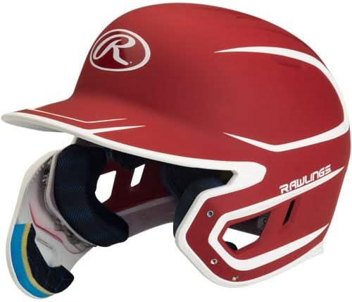 imageRawlings  MACH Adjust Baseball Batting Helmet  Adjustable Face Guard  Matte Two Tone  JR amp SR Sizes  Multiple Colors