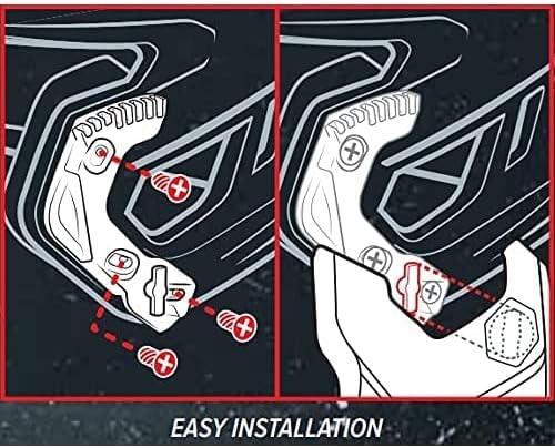 imageRawlings MACH Adjust Face Guard Adjustable Extension Piece Fits Mach Series Helmets Gloss LHB amp RHB OptionsWhite