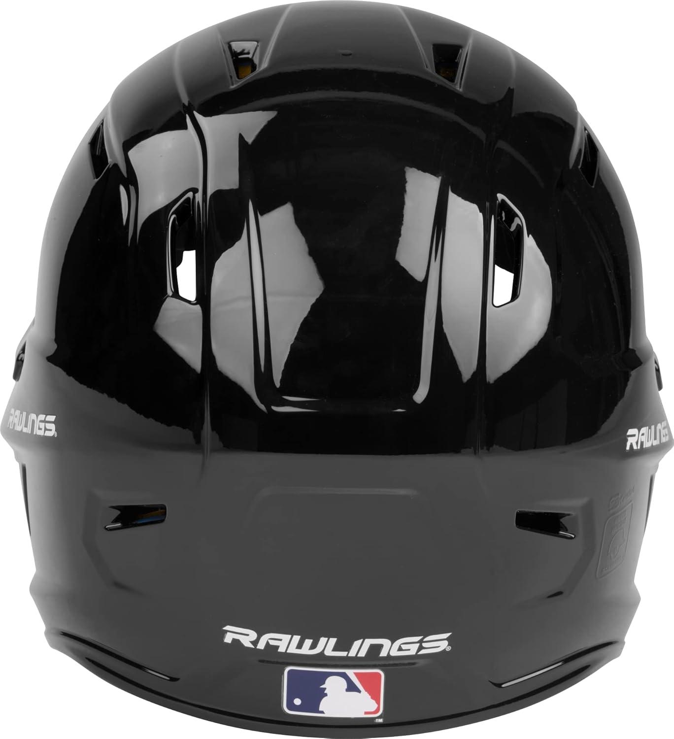 imageRawlings  MACH Baseball Batting Helmet  Gloss  JR amp SR Sizes  Multiple ColorsGloss Black