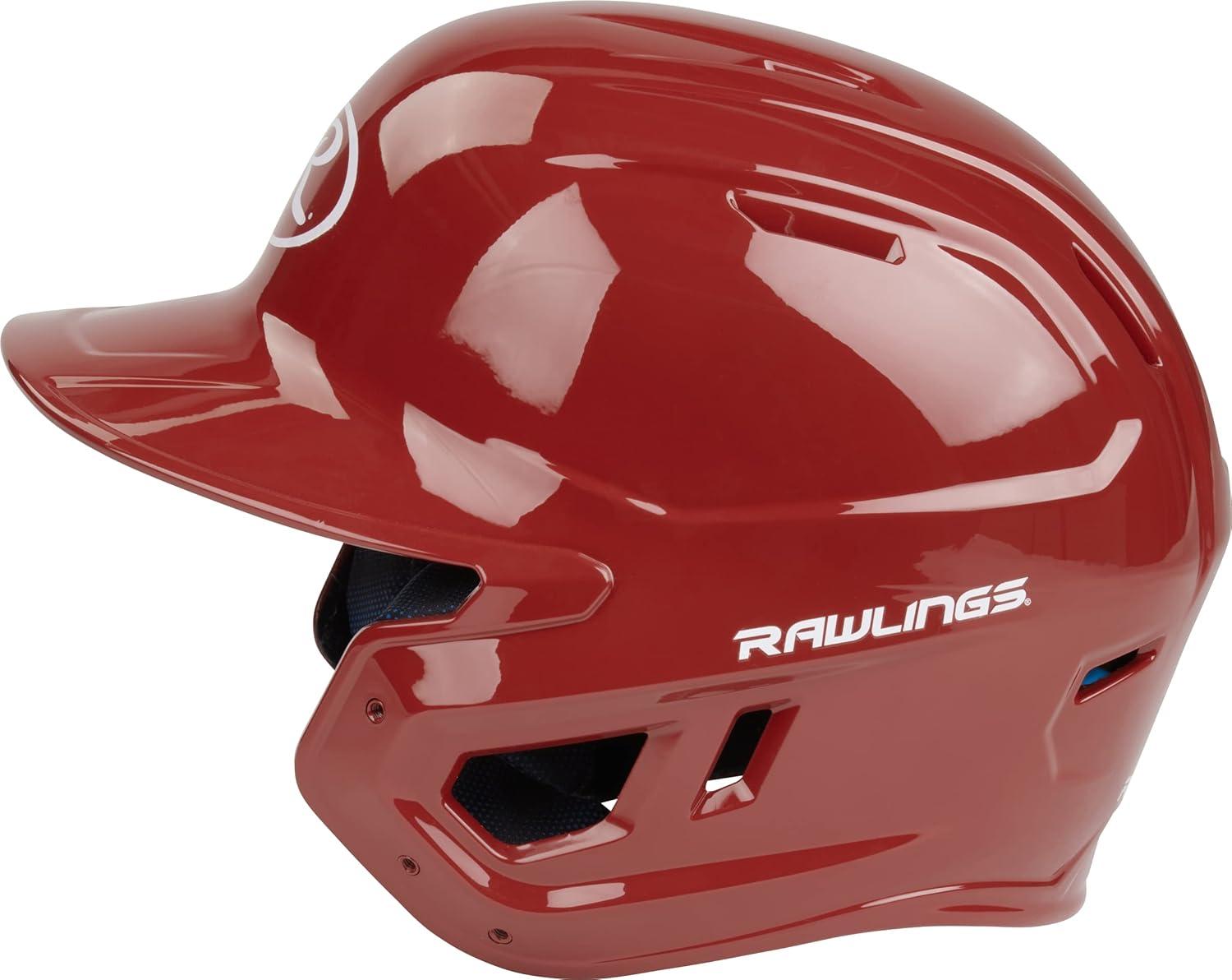 imageRawlings  MACH Baseball Batting Helmet  Gloss  JR amp SR Sizes  Multiple ColorsGloss Cardinal