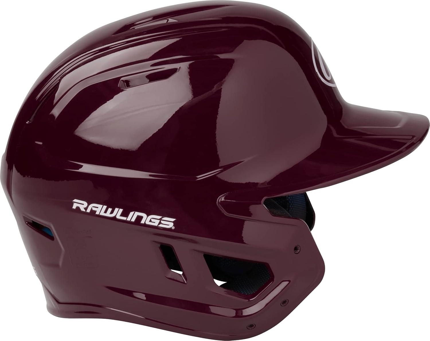 imageRawlings  MACH Baseball Batting Helmet  Gloss  JR amp SR Sizes  Multiple ColorsGloss Maroon