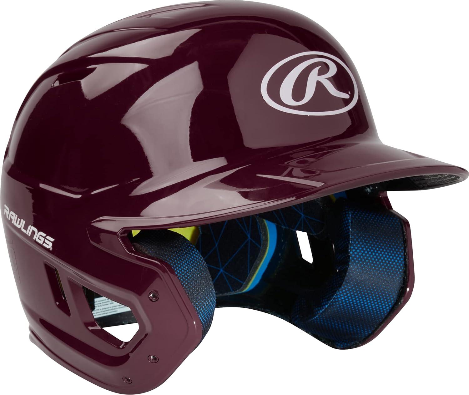 imageRawlings  MACH Baseball Batting Helmet  Gloss  JR amp SR Sizes  Multiple ColorsGloss Maroon