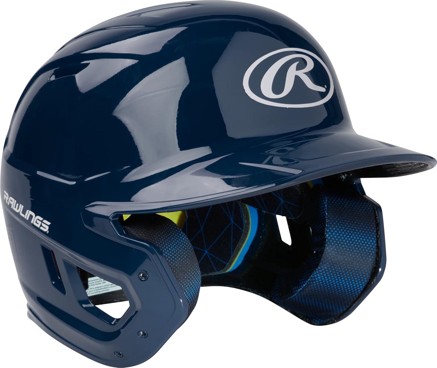 imageRawlings  MACH Baseball Batting Helmet  Gloss  JR amp SR Sizes  Multiple ColorsGloss Navy