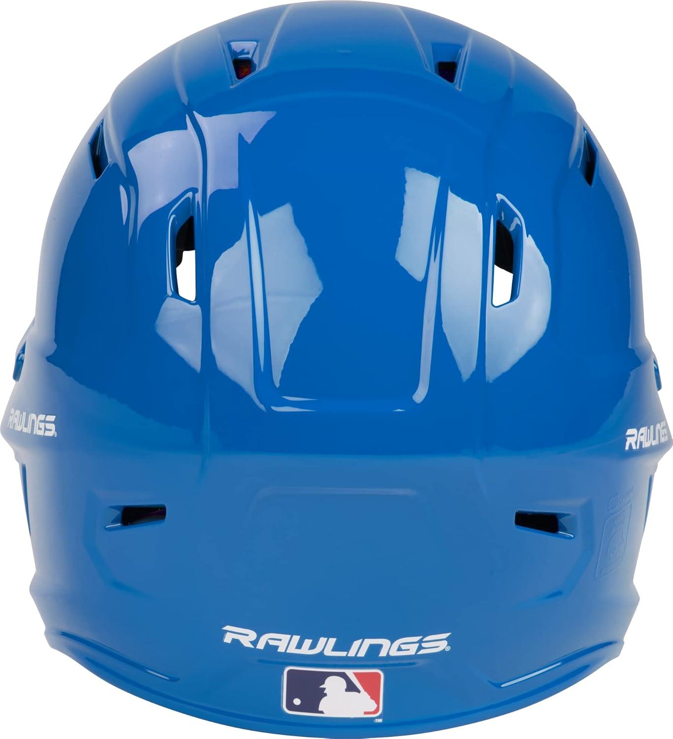 imageRawlings  MACH Baseball Batting Helmet  Gloss  JR amp SR Sizes  Multiple ColorsGloss Royal