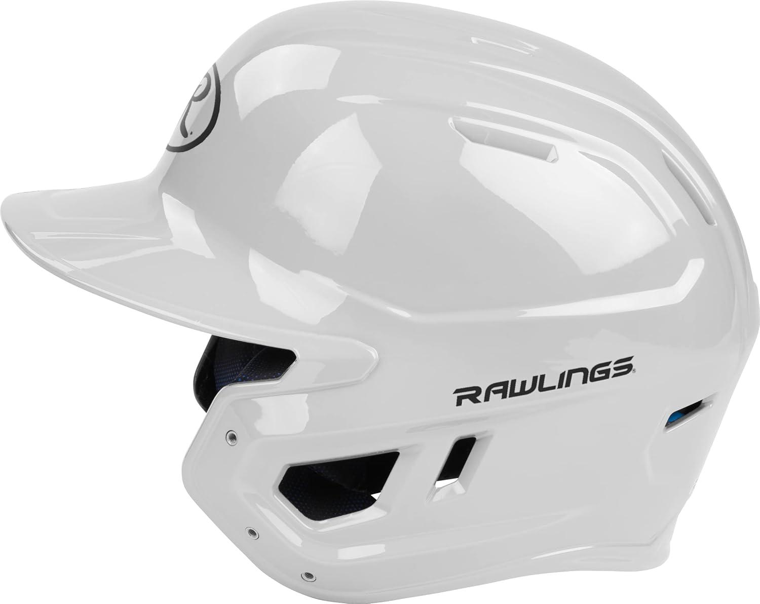imageRawlings  MACH Baseball Batting Helmet  Gloss  JR amp SR Sizes  Multiple ColorsGloss White