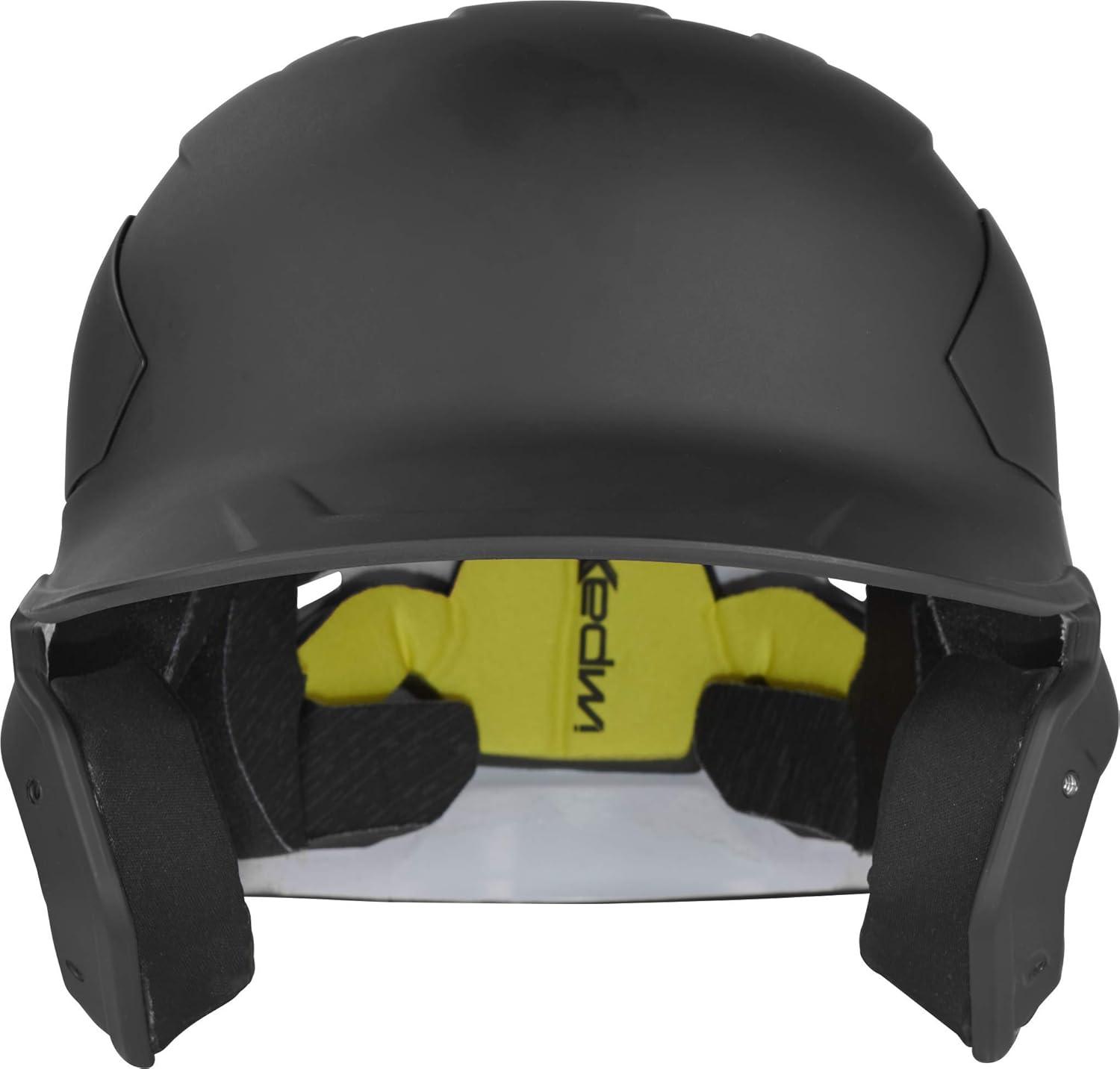 imageRawlings  MACH Carbon Baseball Batting Helmet  Matte  Multiple Sizes  Multiple ColorsMatte Black