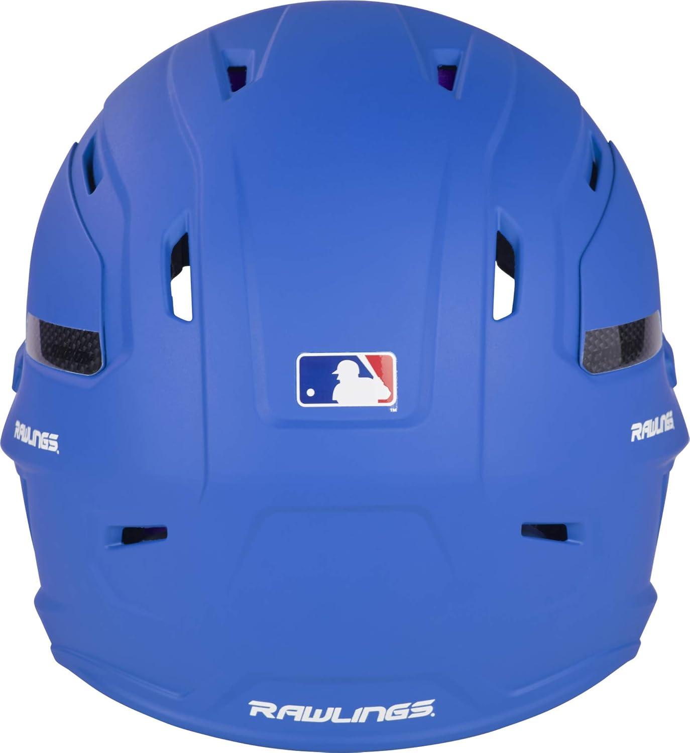 imageRawlings  MACH Carbon Baseball Batting Helmet  Matte  Multiple Sizes  Multiple ColorsMatte Royal