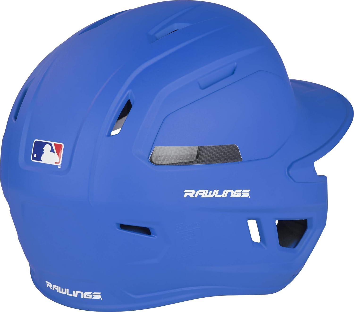 imageRawlings  MACH Carbon Baseball Batting Helmet  Matte  Multiple Sizes  Multiple ColorsMatte Royal