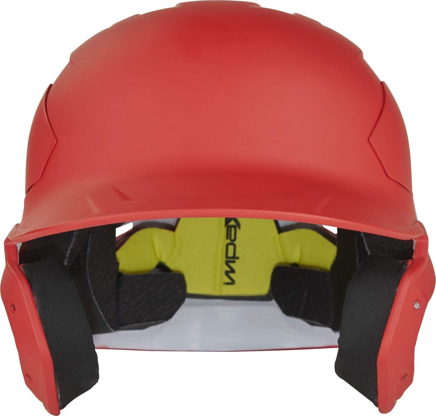 imageRawlings  MACH Carbon Baseball Batting Helmet  Matte  Multiple Sizes  Multiple ColorsMatte Scarlet