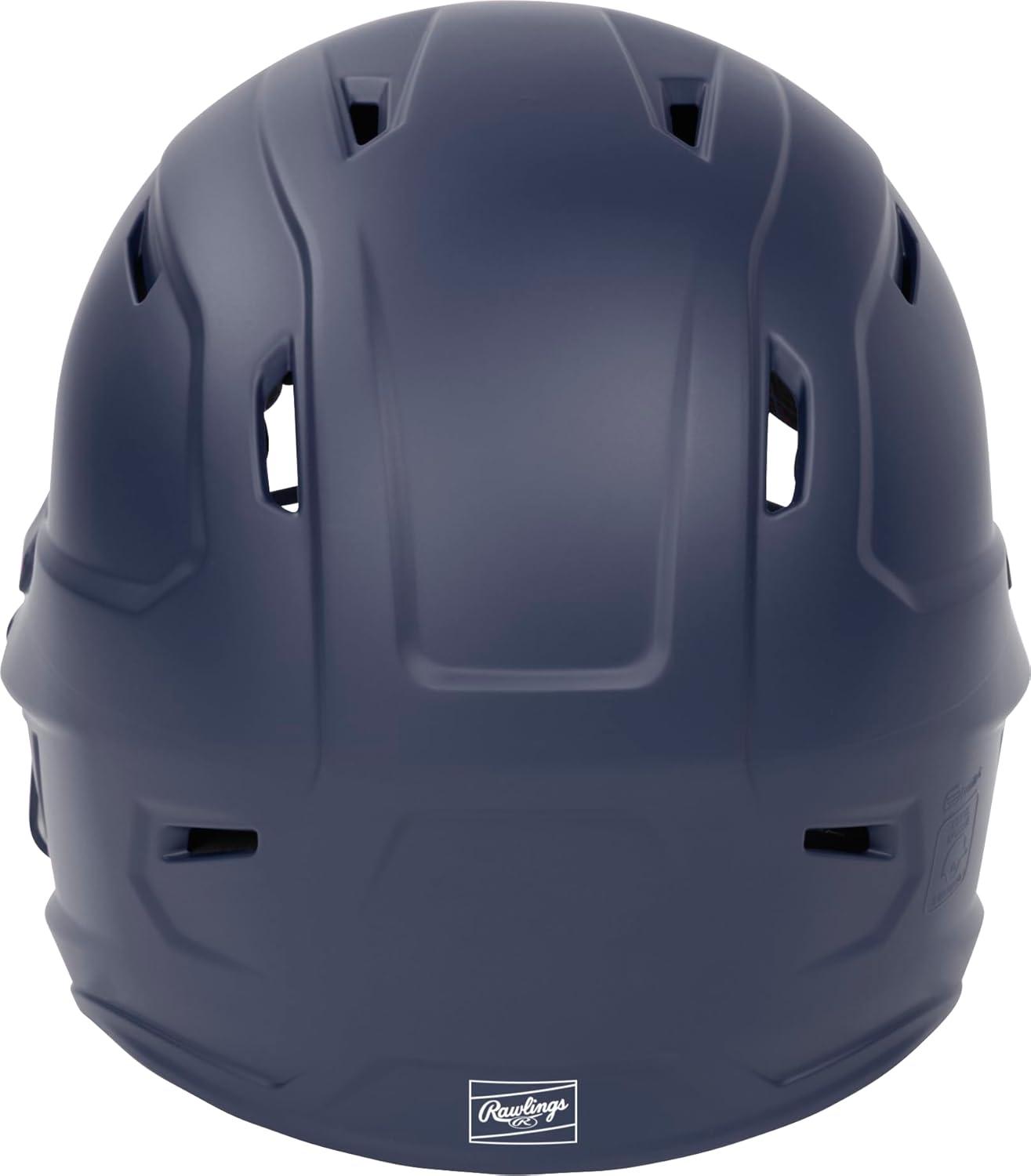 imageRawlings MACH HIVIZ Fastpitch Softball Batting Helmet Face Guard AttachedNavy