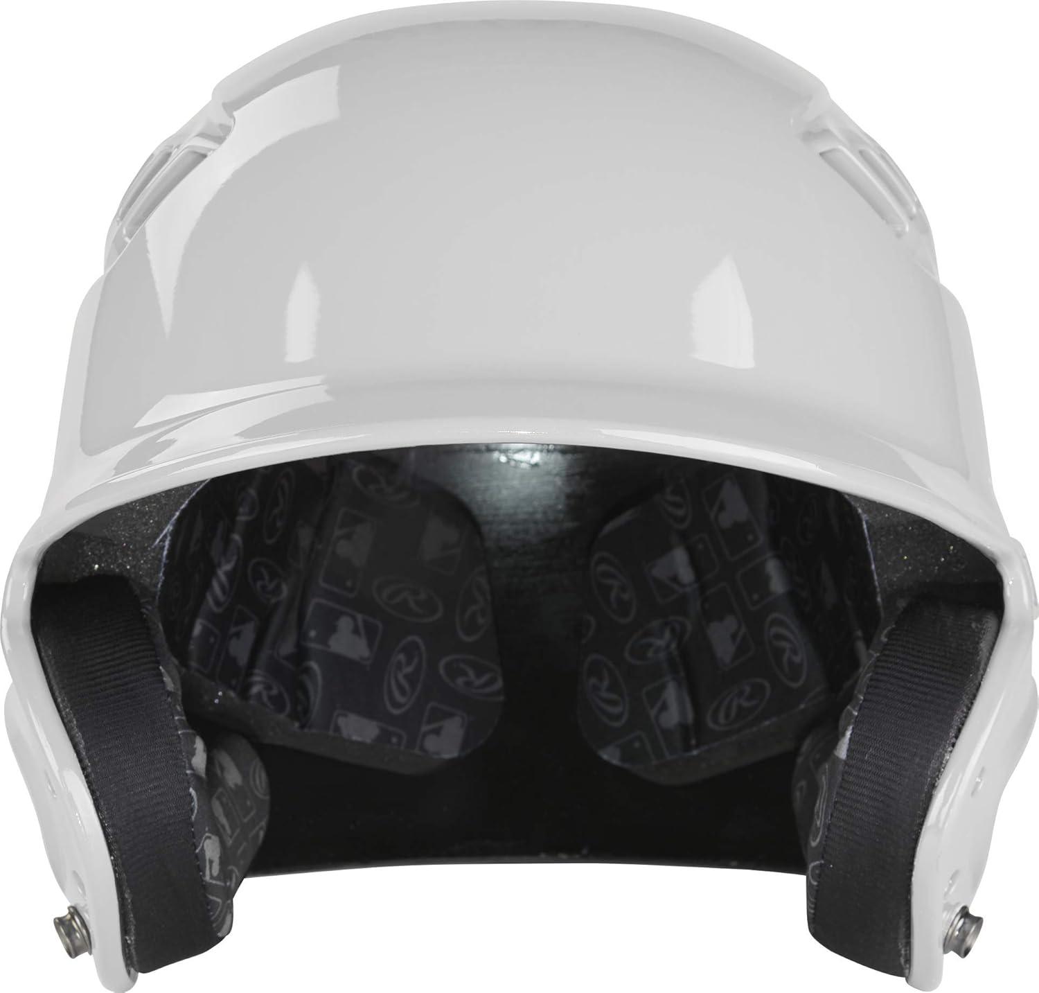imageRawlings  R16 Velo Baseball Batting Helmet  Gloss  JR amp SR Sizes  Multiple ColorsGloss White