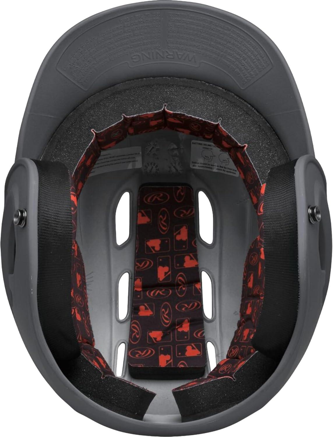 imageRawlings  R16 Velo Baseball Batting Helmet  Matte  JR amp SR Sizes  Multiple ColorsMatte Graphite