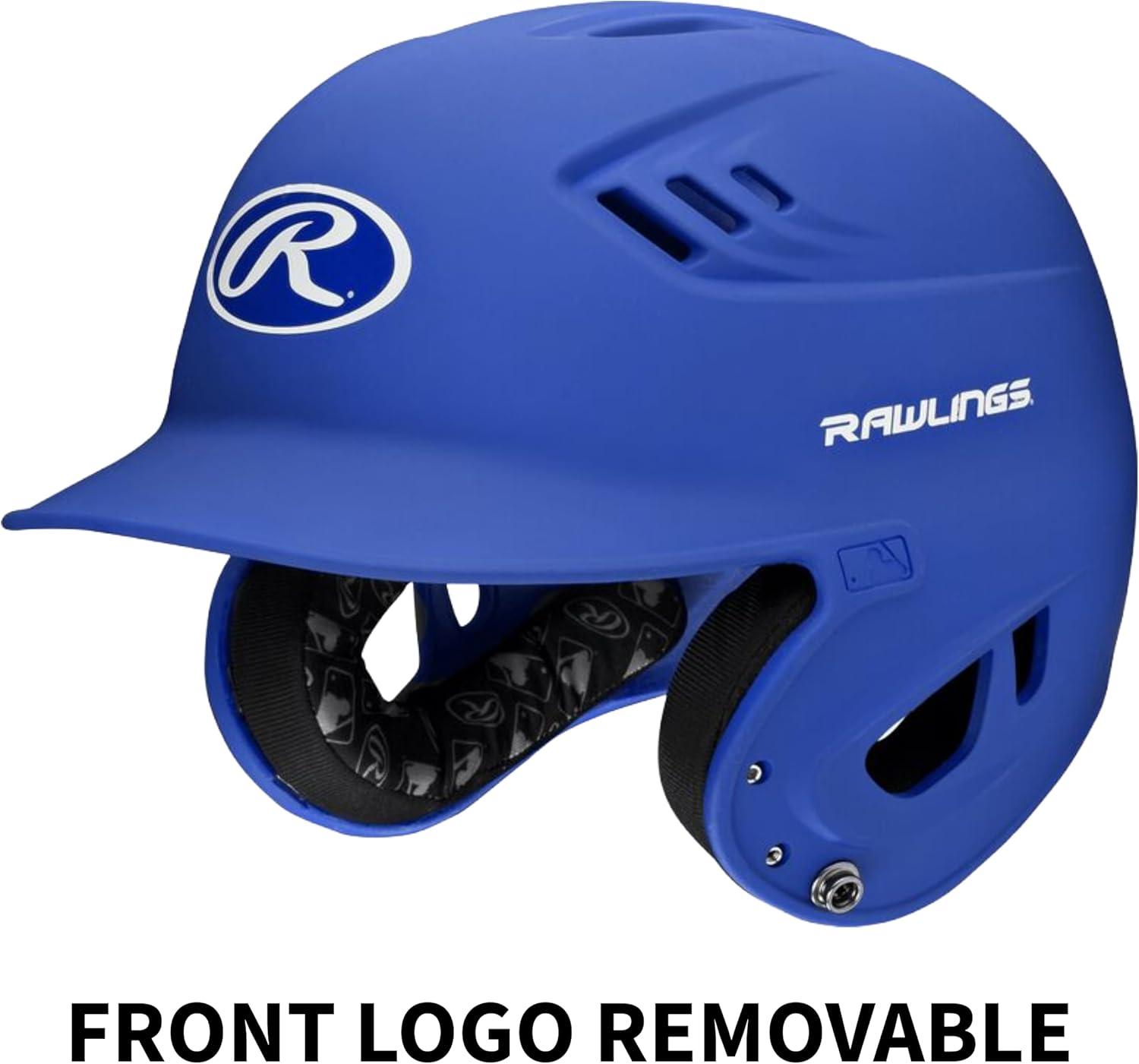 imageRawlings  R16 Velo Baseball Batting Helmet  Matte  JR amp SR Sizes  Multiple ColorsMatte Royal