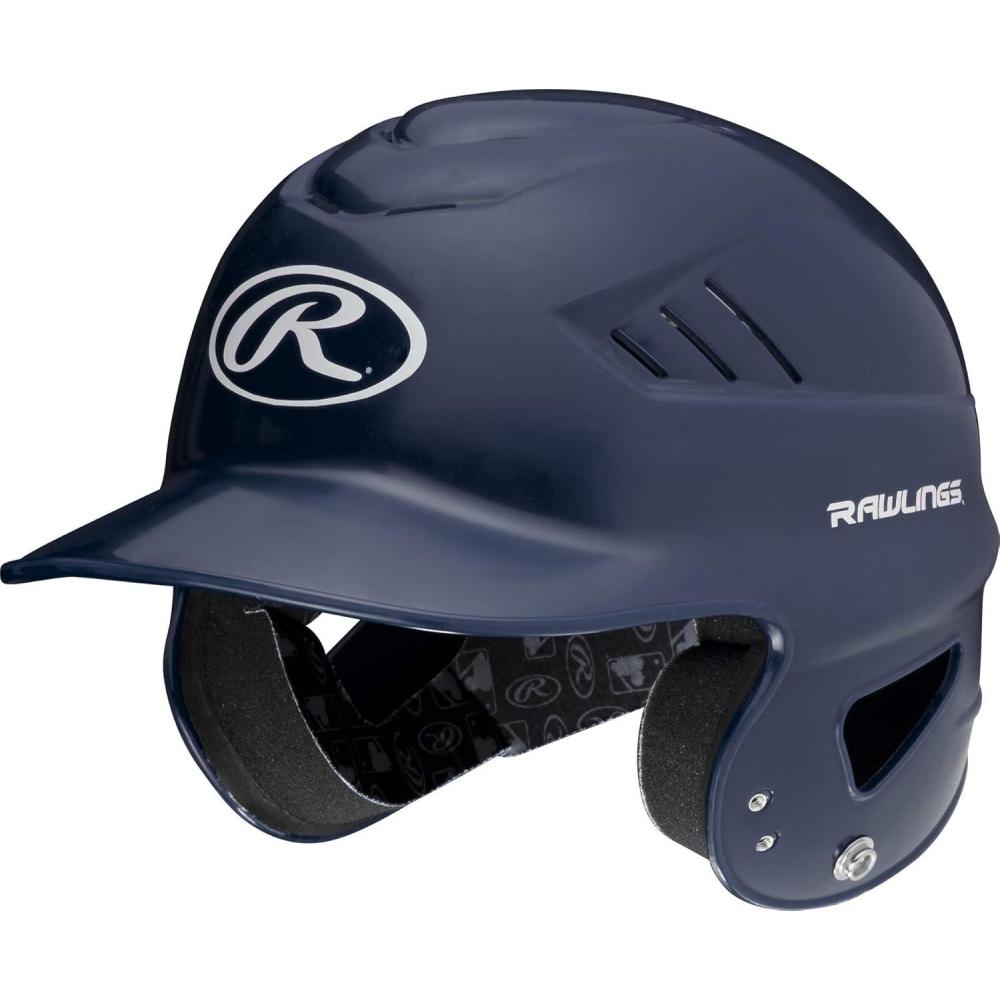 imageRawlings  COOLFLO Batting Helmet  6 12  7 12 One Size Fits Most  Facemask Option  Multiple ColorsNavy