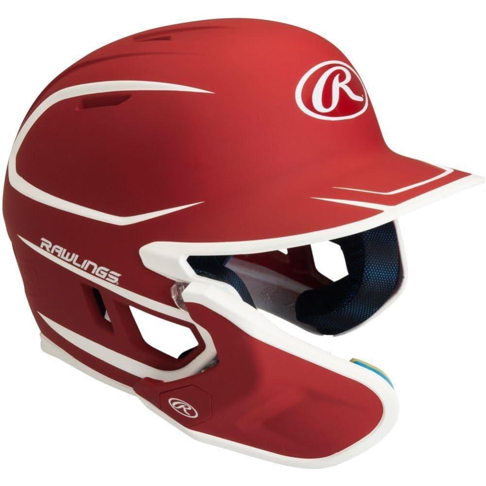 imageRawlings MACH Adjust Baseball Batting Helmet Adjustable Face Guard Matte Two Tone JR amp SR Sizes Multiple Colors