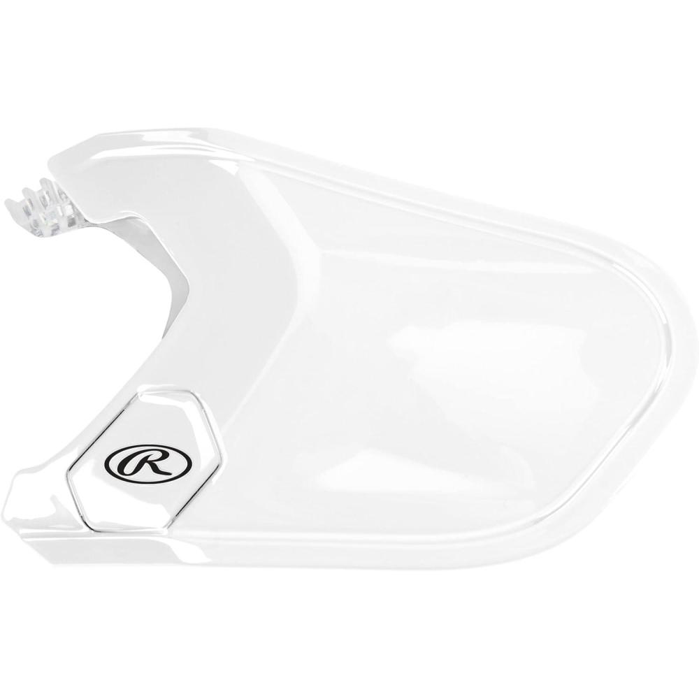 imageRawlings  MACH Adjust Face Guard  Adjustable Extension Piece  Fits Mach Series Helmets  Gloss LHB amp RHB OptionsWhite