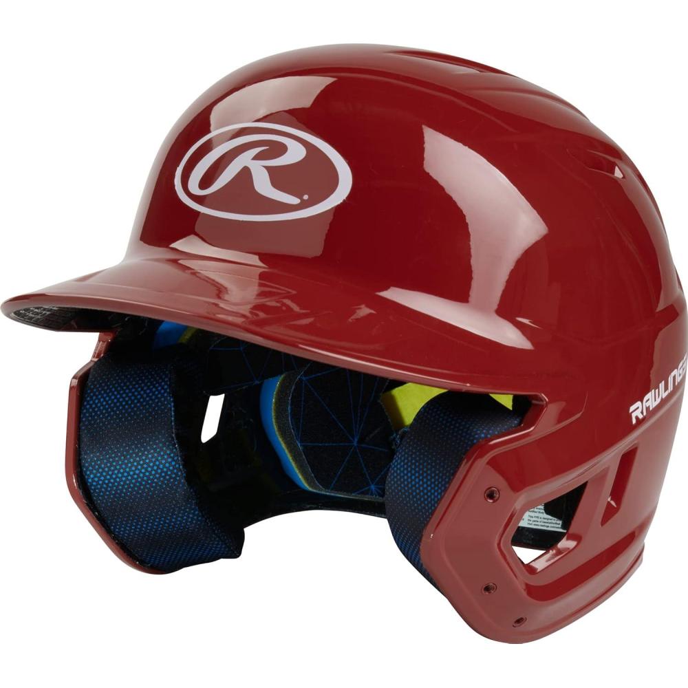 imageRawlings  MACH Baseball Batting Helmet  Gloss  JR amp SR Sizes  Multiple ColorsGloss Cardinal