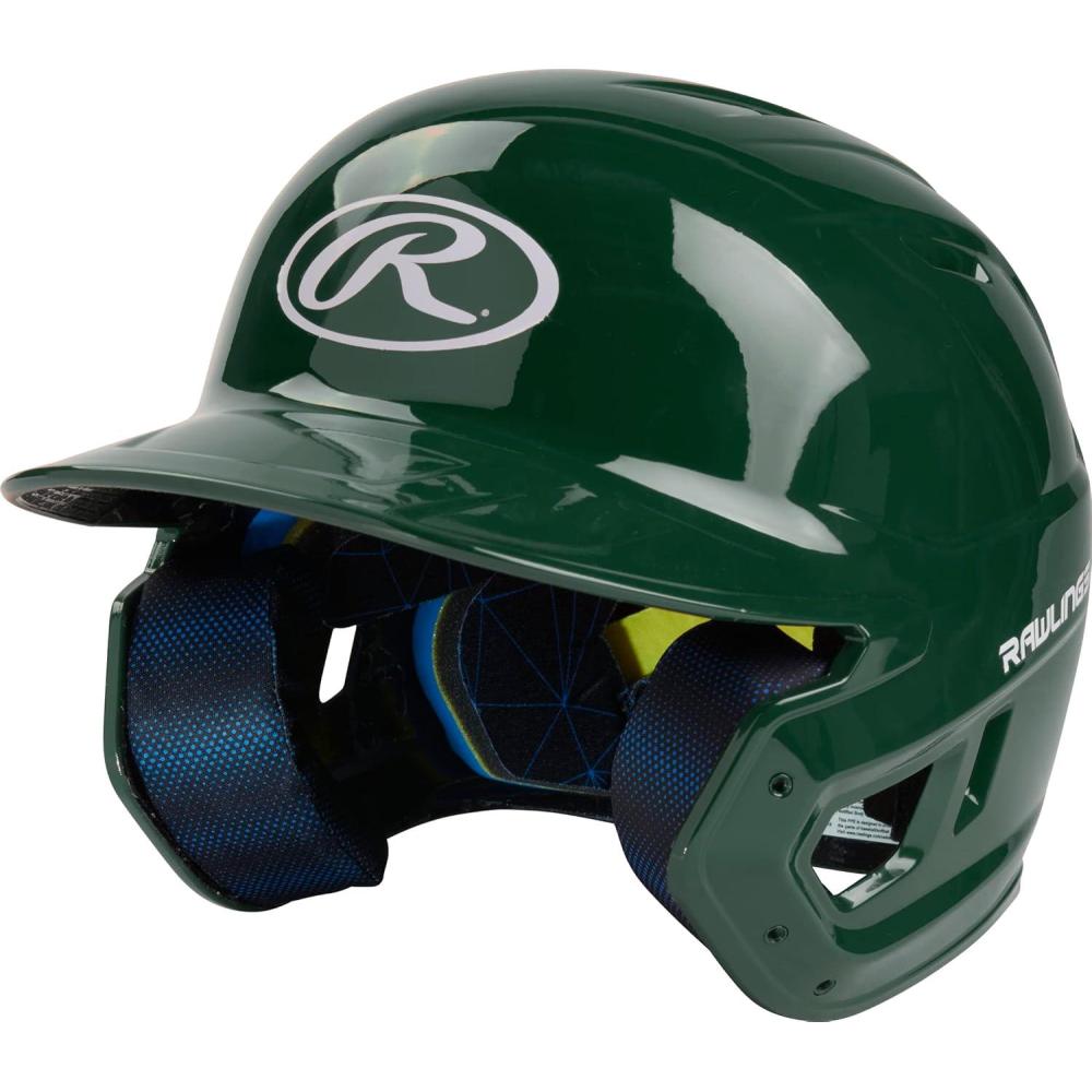 imageRawlings  MACH Baseball Batting Helmet  Gloss  JR amp SR Sizes  Multiple ColorsGloss Dark Green