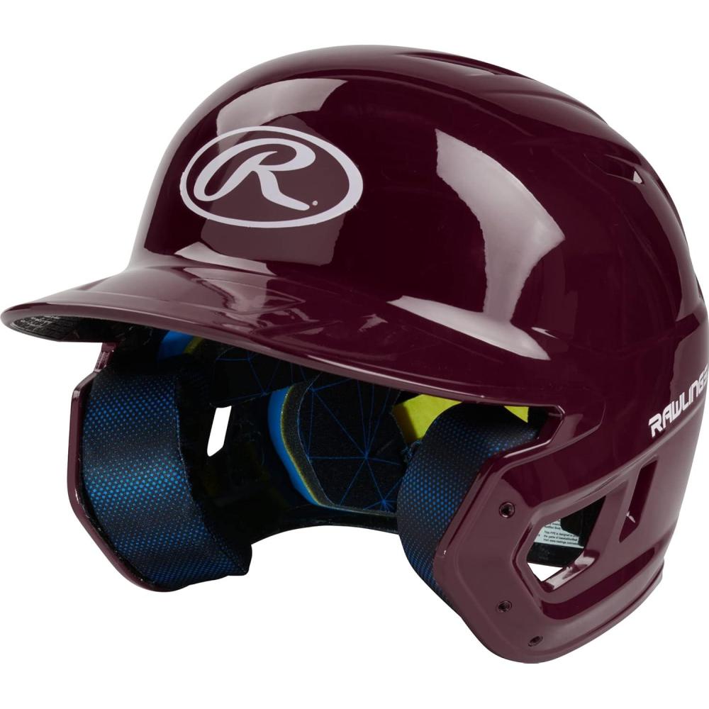 imageRawlings  MACH Baseball Batting Helmet  Gloss  JR amp SR Sizes  Multiple ColorsGloss Maroon