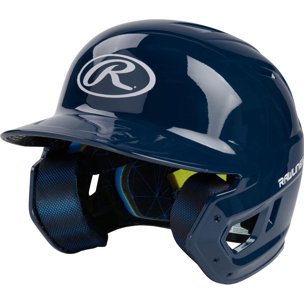 imageRawlings  MACH Baseball Batting Helmet  Gloss  JR amp SR Sizes  Multiple ColorsGloss Navy