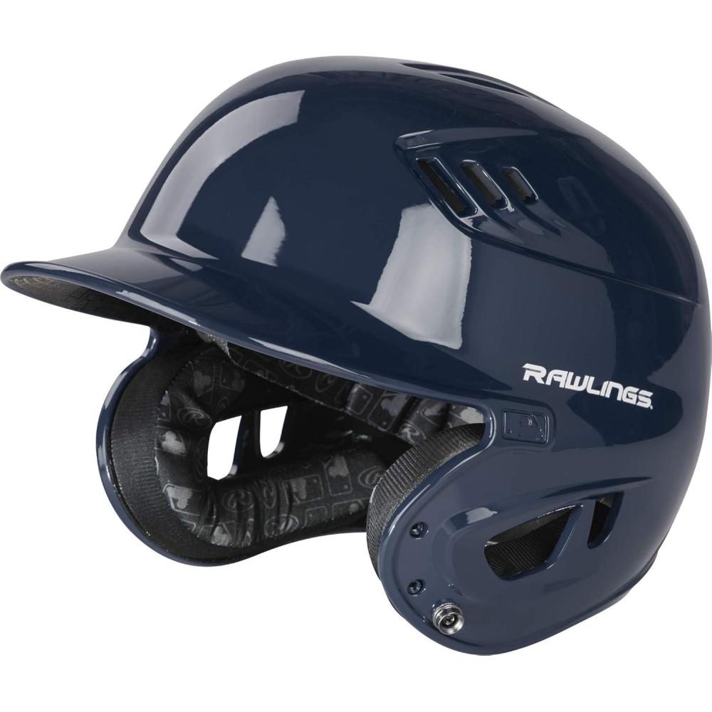 imageRawlings  R16 Velo Baseball Batting Helmet  Gloss  JR amp SR Sizes  Multiple ColorsGloss Navy