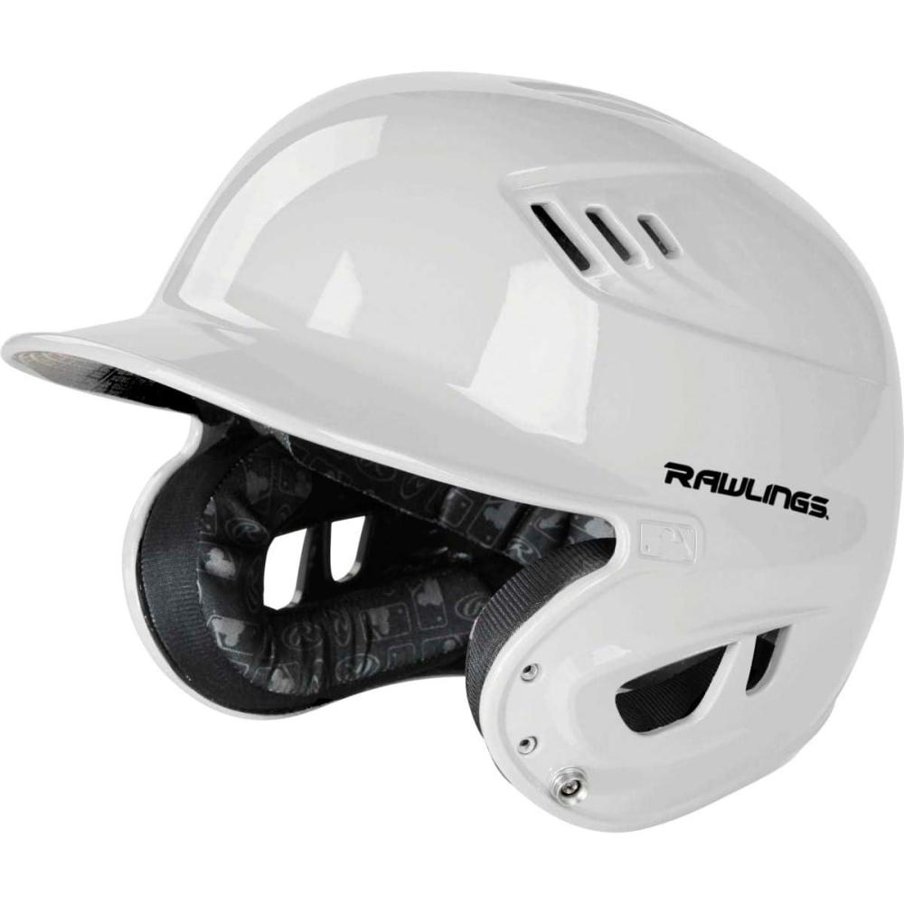 imageRawlings  R16 Velo Baseball Batting Helmet  Gloss  JR amp SR Sizes  Multiple ColorsGloss White
