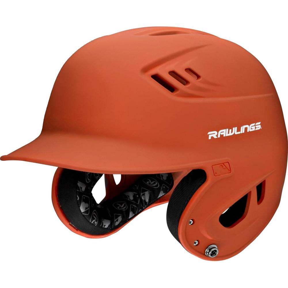 imageRawlings  R16 Velo Baseball Batting Helmet  Matte  JR amp SR Sizes  Multiple ColorsMatte Burnt Orange