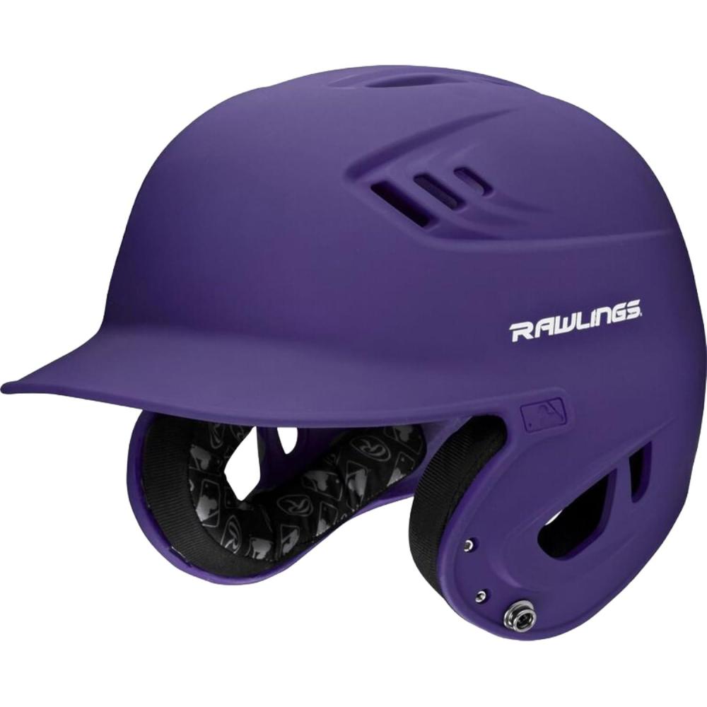 imageRawlings  R16 Velo Baseball Batting Helmet  Matte  JR amp SR Sizes  Multiple ColorsMatte Purple