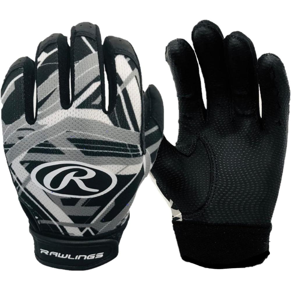 imageRawlings  Remix  TBallCoach Pitch Batting Gloves  Boys amp Girls Size Youth XS  Multiple ColorsBlack