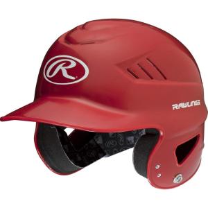 Rawlings | COOLFLO Batting Helmet | 6 1/2″ – 7 1/2″ One Size Fits Most | Facemask Option | Multiple Colors(Scarlet)